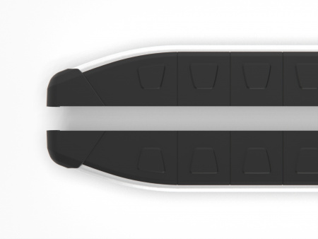 Пороги-подножки Alyans для MERCEDES-BENZ ML W166 2011-2015 г.в. от турецкого производителя Can Auto. Размер подножки: 194 см. Silver. Артикул: MEML.47.1735